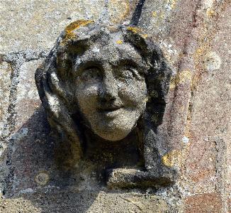 Corbel on the west side of the south porch April 2015